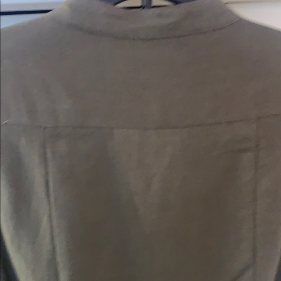 [Banana Republic] olive linen safari dress - Picture 8 of 10